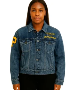 AE NFL Pittsburgh Steelers Denim Jacket