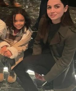 Ana de Armas Ballerina 2025 Coat f