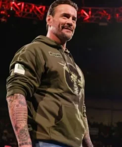 cm punk green hoodie