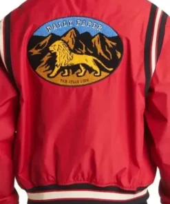 black rapper with red jacket