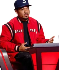 black rapper with red jacket