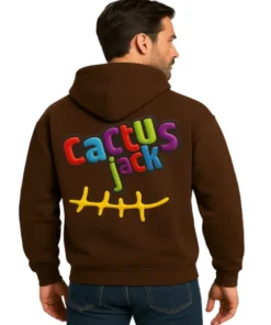 Travis Scott x McDonald’s Cactus Jack Smile Hoodie (Back)