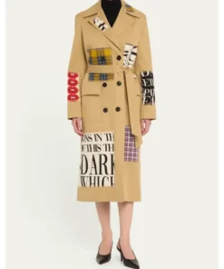 patch trench coat