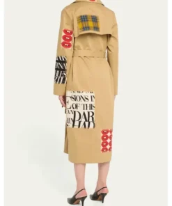 patch trench coat