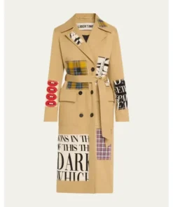 patch trench coat