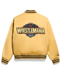 Back-Side-Of-The-WrestleMania-41-Gold-Satin-Jacket