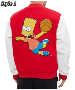 Bart Simpson Varsity Jacket Style 1