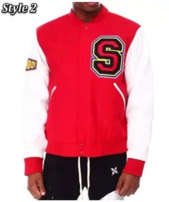 Bart Simpson Varsity Jacket Style 2