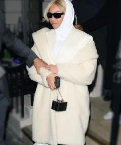 Beyonce Long Teddy Coat style