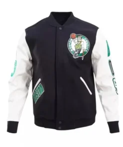 Boston Celtics Varsity Jacket front