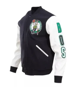 Boston Celtics Varsity Jacket front