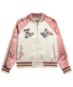Front-Side-Of-The-Suikajan-Embroidered-bomber-jacket-women
