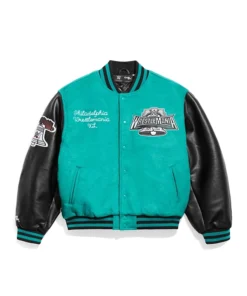 Front-Side-Of-The-WrestleMania-40-Varsity-Jacket