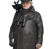 George Miller Death Stranding 2 Tarman Black Leather Coat