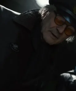 George Miller Death Stranding 2 Tarman Black Leather Coat