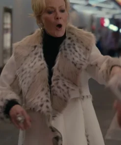 Hacks S3 Jean Smart Vegan Fur Trim Long Coat