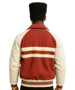 Lucas Sinclair Stranger Things S05 Bomber Jacket Back