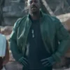 Mortal Kombat II Mehcad Brooks Green Leather Jacket