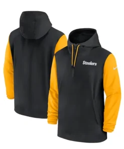 Pittsburgh Steelers Sideline Half-Zip Hoodie Jacket NFL Gear
