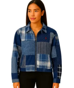 Polo Ralph Lauren Patchwork Cotton Linen Windbreaker
