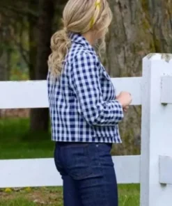 The Heiress and the Handyman Jodie Sweetin Check Jacket Back