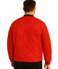 Tommy Hilfiger x APXGP Reversible Quilted Liner Bomber Jacket (Back)