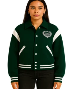 Wimbledon Green Baseball Jacket