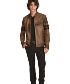 Aiden Color Blocked Racer Jacket