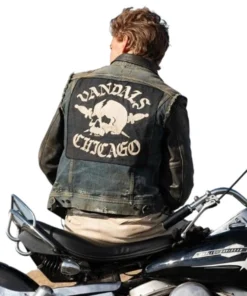 Austin Butler The Bikeriders Denim Vest