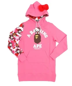 BAPE x Hello Kitty Hoodie Pink