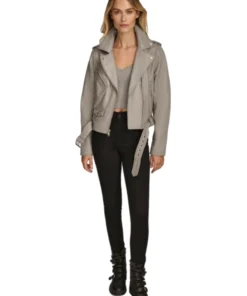 Carly Genuine Leather Moto Jacket
