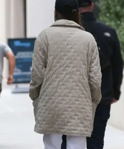 Dakota Johnson Materialists Jacket Back Look