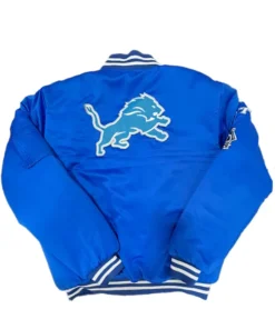 Detroit Lions Blue Bomber Jacket