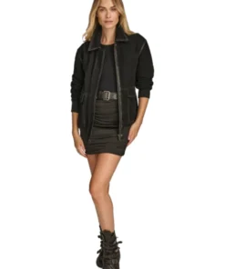 Flora Oversized Bomber Jacket