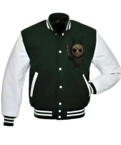 Labubu x Jason Varsity Jacket front Look