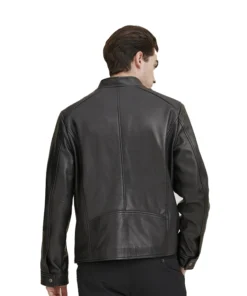 Leather Jacket With Zipper Pockets