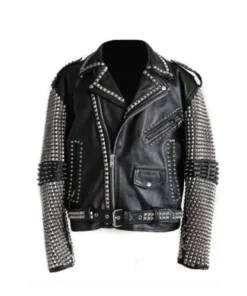 Men’s Burgundy Leather Jacket