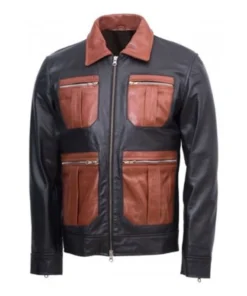 Men’s Vintage Trucker Leather Jacket