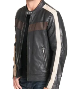 Mick Retro Stripped Cafe Racer Jacket