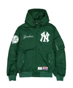 New York Yankees x Alpha Industries x Bomber Jacket Green
