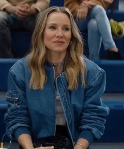 Nobody-Wants-This-2024-Kristen-Bell-Denim-Bomber-Jacket