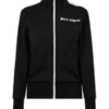 "Rear side of Palm Angels zip-up jacket."