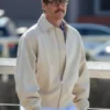 Pedro Pascal Beige Jacket Front Look