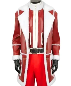 Red One 2024 J.K. Simmons Santa Claus Coat