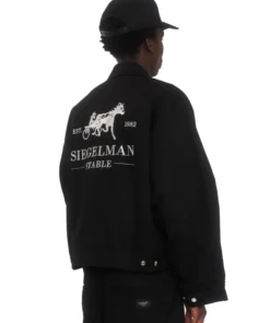 Siegelman Stable Embroidered Coaches Jacket Back look