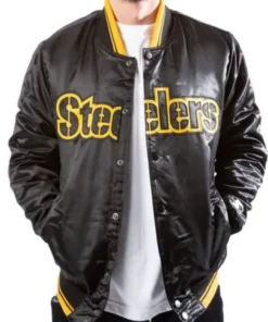 Starter Pittsburgh Steelers Black Jacket