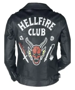 Stranger Things Hellfire Club Costume Jacket Back look
