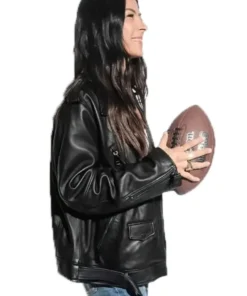 Super Bowl LIX Tabitha Oversized Moto Jacket