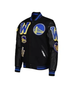 Warriors Golden State Jacket Font look