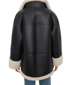 Women’s B3 RAF Aviator Styled Shearling Leather Jacket